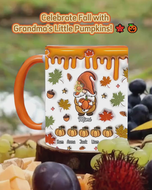 Omas kleine Kürbisse – Personalisierte Tasse mit Oma-Motiv