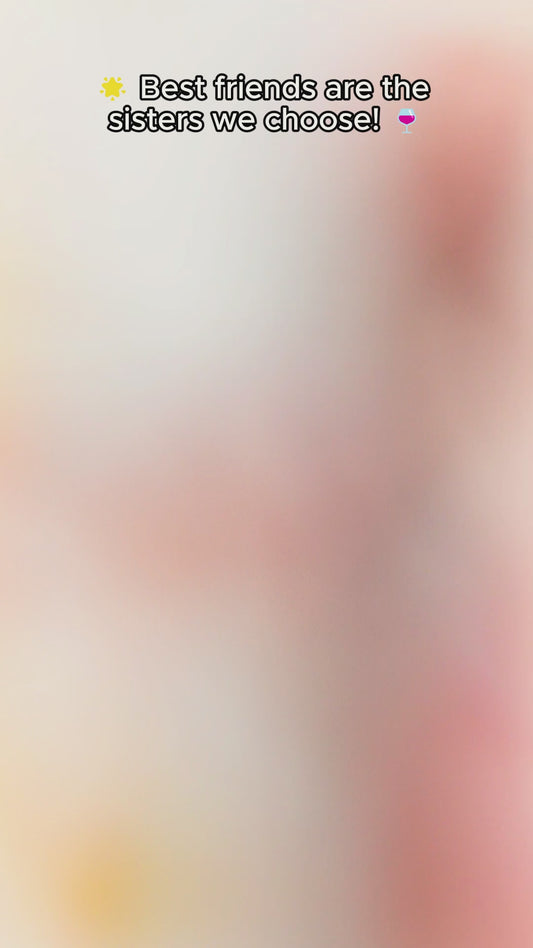 Freundinnen sind die Schwestern, die wir uns aussuchen – personalisierter Weinbecher für die beste Freundin