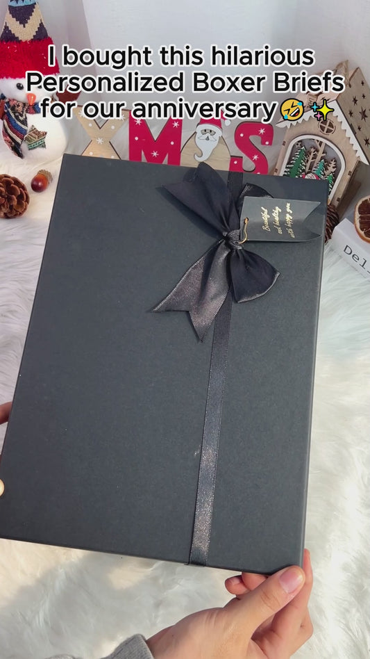 Ich würde hier wieder essen – Geschenk für Ehemann, Ehefrau, Freund, Freundin – Personalisierte Herren-Boxershorts