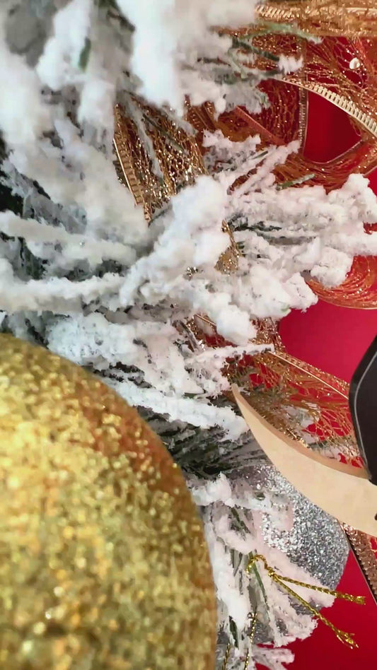 Schwarzer Katzenmond – Personalisierter Ornament (beidseitig bedruckt)