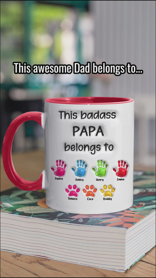 Diese Tasse gehört Papa – personalisierte Vater-Tasse