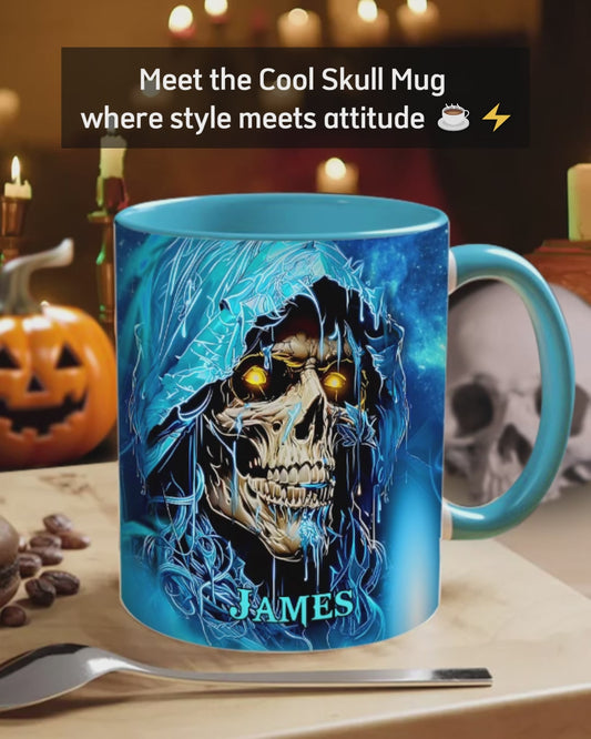 Cool Skull - Personalized Skull Accent Mug