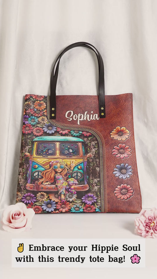 Hippie Soul - Personalized Hippie Tote Bag