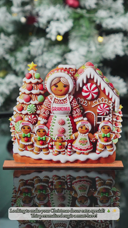 Omas perfektes Set – Personalisierte Oma 1-lagige große freistehende