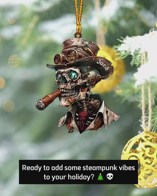 Spooky Skull - Personalized Skull Ornament