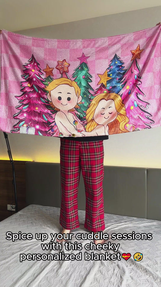 Come On Hubby Wifey Baby - gift for boyfriend, husband, wife, girlfriend - Personalized Blanket