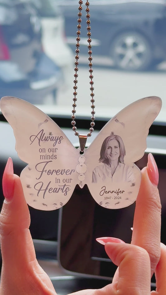 I Have You In My Heart - Personalized Memorial Car Ornament