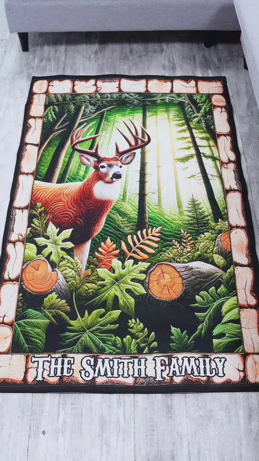 Liebe zur Jagd – Personalisierter Jagdteppich