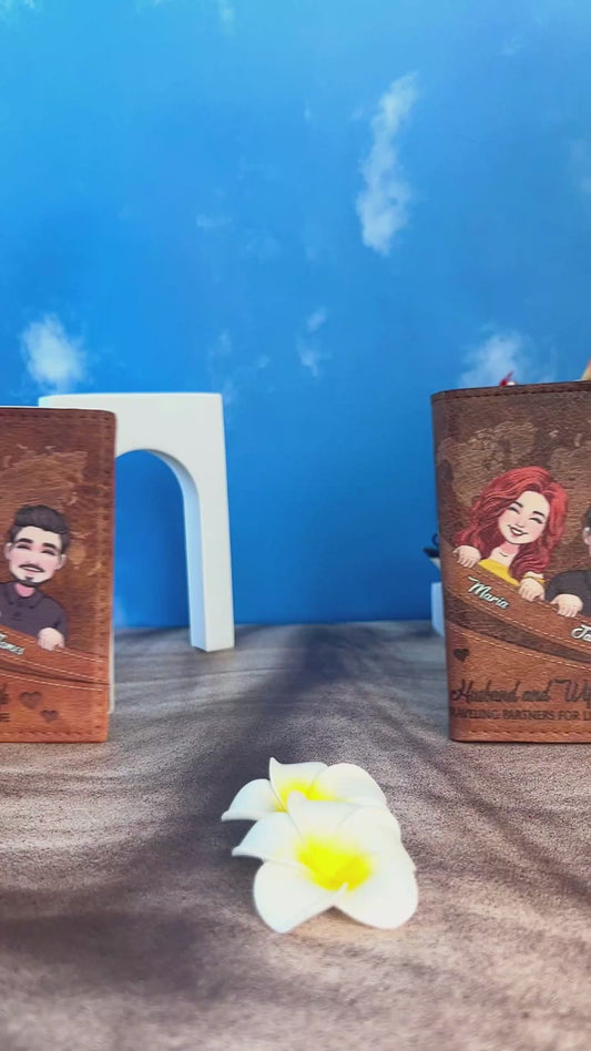 Traveling Together Since - Personalized Travelling Passport Holder