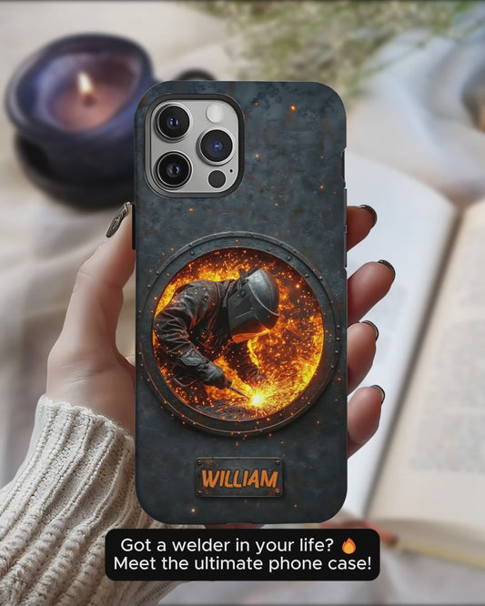 Gift For Welder Man - Personalized Welder Full Print Phone Case