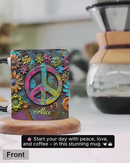 Hippie Soul - Personalized Hippie Accent Mug