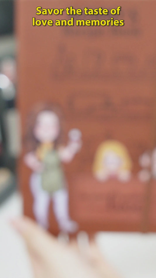 Mamas/Omas/Alice's... Rezeptbuch – personalisiertes Mutter-Lederjournal