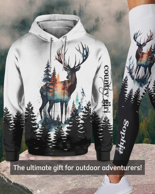 Country Girl - Personalized Hunting Hoodie and Leggings