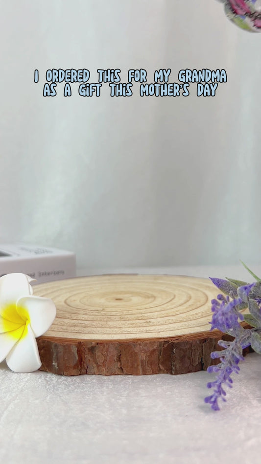 Grandma And Grandchildren Floral Butterflies - Personalized Mother's Day Grandma Custom Shaped Acrylic Plaque