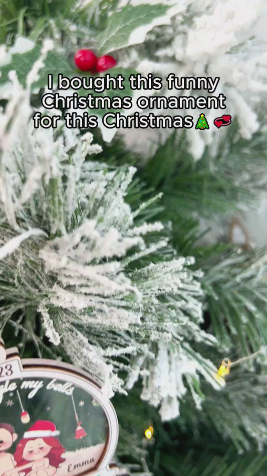 Wenn du meine Glocken läutest – Personalisierter Paar-Lagenmix-Weihnachtsbaumschmuck