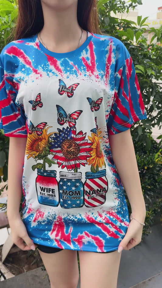 Ehefrau, Mama, Oma – Personalisiertes Oma-Shirt