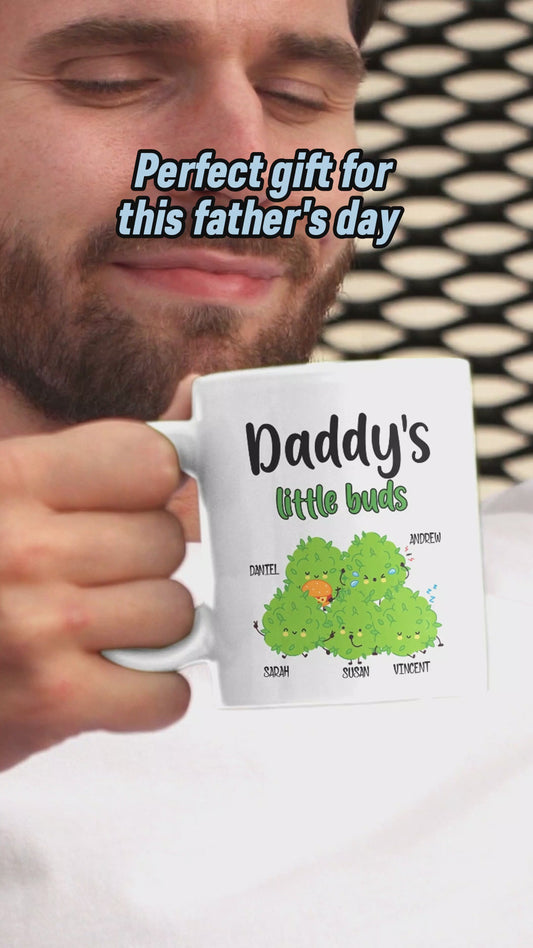 Daddy's Little Buds - Personalisierter Weed-Becher