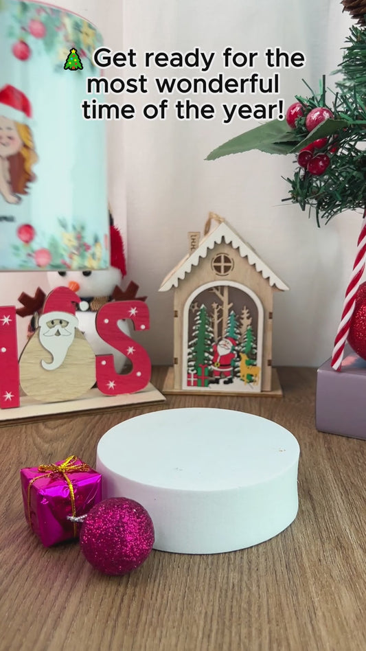 Weihnachten naht – Personalisierte Tasse für Paare