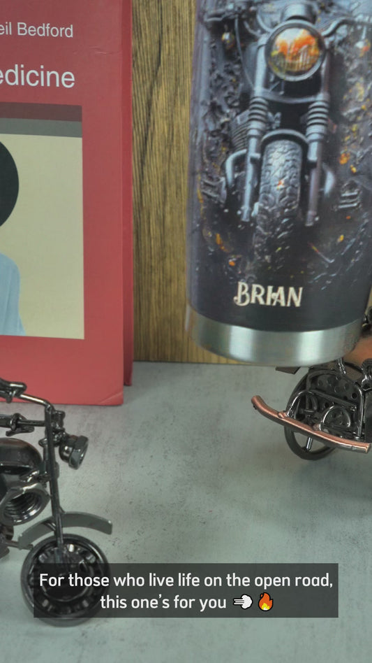 Biker - Personalisierter Biker-Trinkbecher