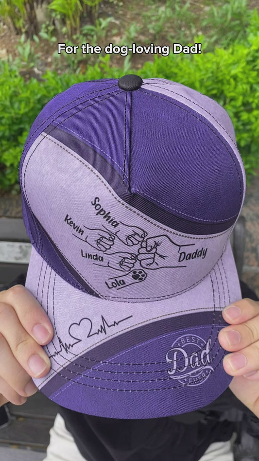 Bester Papa, Hundepapa aller Zeiten – Personalisierte klassische Vaterkappe