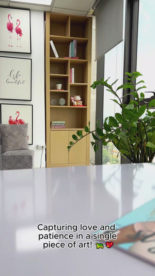 So viele im Meer - Personalisierte, individuell geformte Schildkröten-Acrylplakette