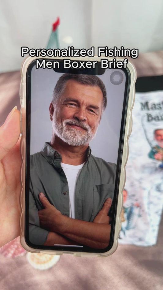 Master Baiter – Personalisierte Angel-Boxershorts für Herren