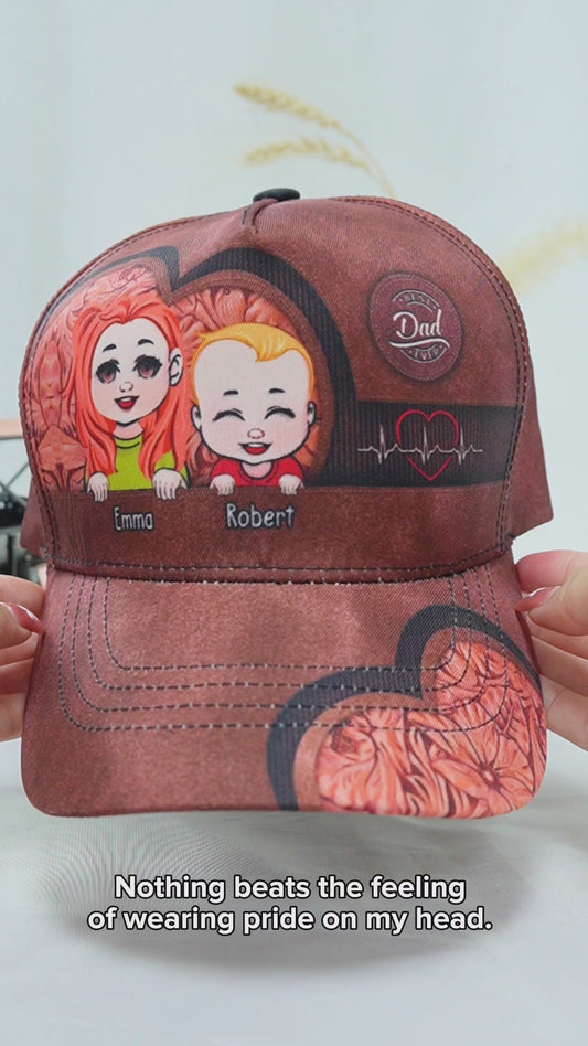 Bester Papa, Mama, Oma, Opa aller Zeiten – Geschenk für Papa, Mama, Oma, Opa, Onkel, Tante – Personalisierte klassische Kappe