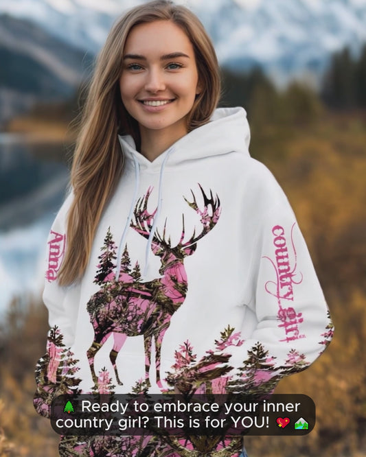 Country Girl - Personalized Hunting Hoodie and Leggings