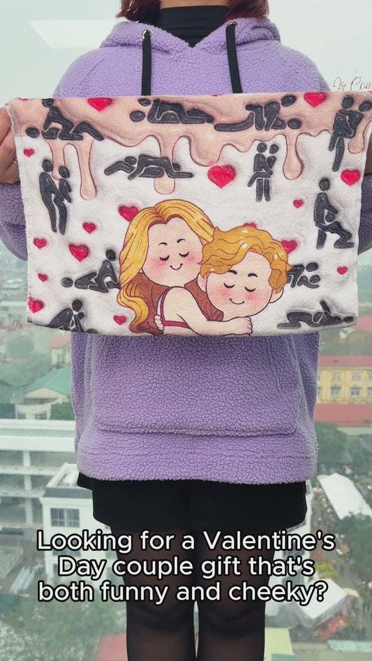 Cum Rag – Personalisiertes Handtuch für Paare