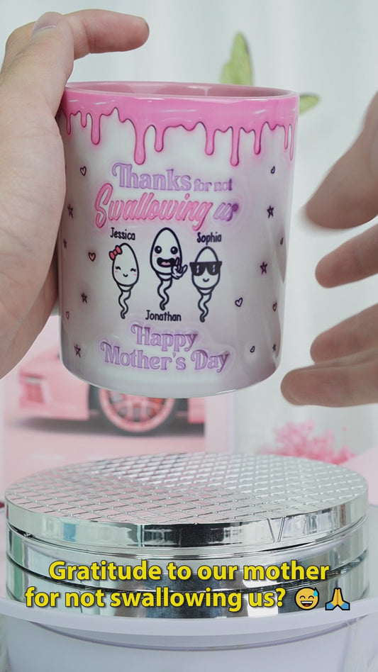 Danke Mama – Personalisierte Tasse mit Muttermotiv