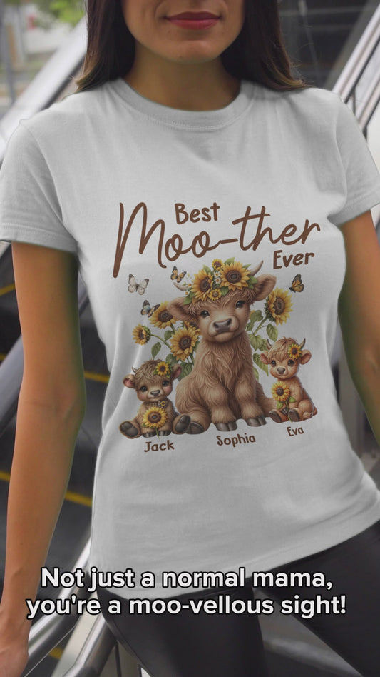 Die beste Mama aller Zeiten – Personalisiertes Mutter-T-Shirt und Hoodie