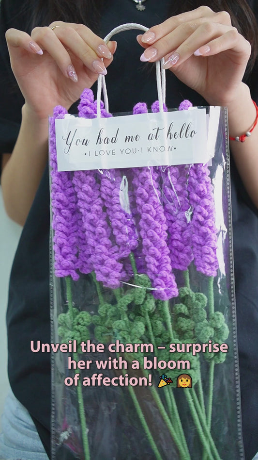 Handmade Crochet Lanvender - Personalized Handmade Lavender Crochet