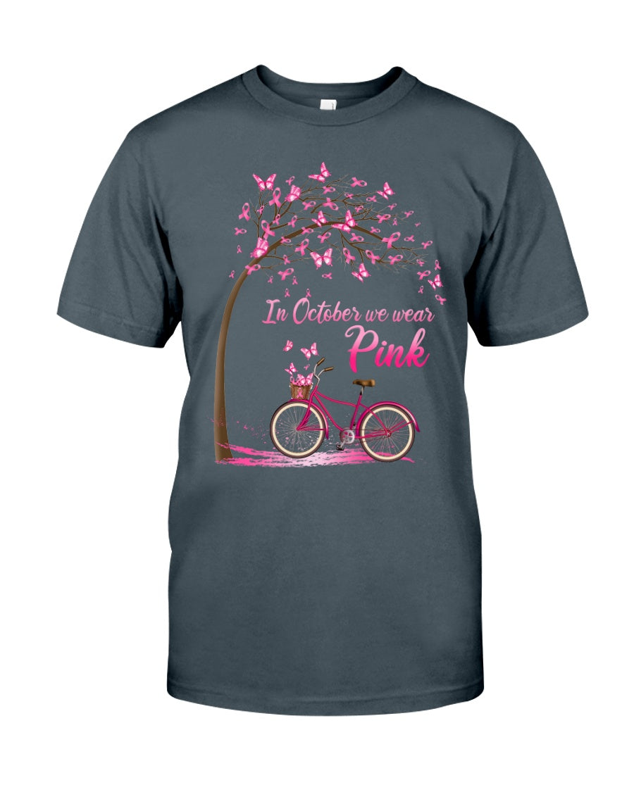 In October We wear Pink - Breast Cancer Awareness T-shirt and Hoodie 0822