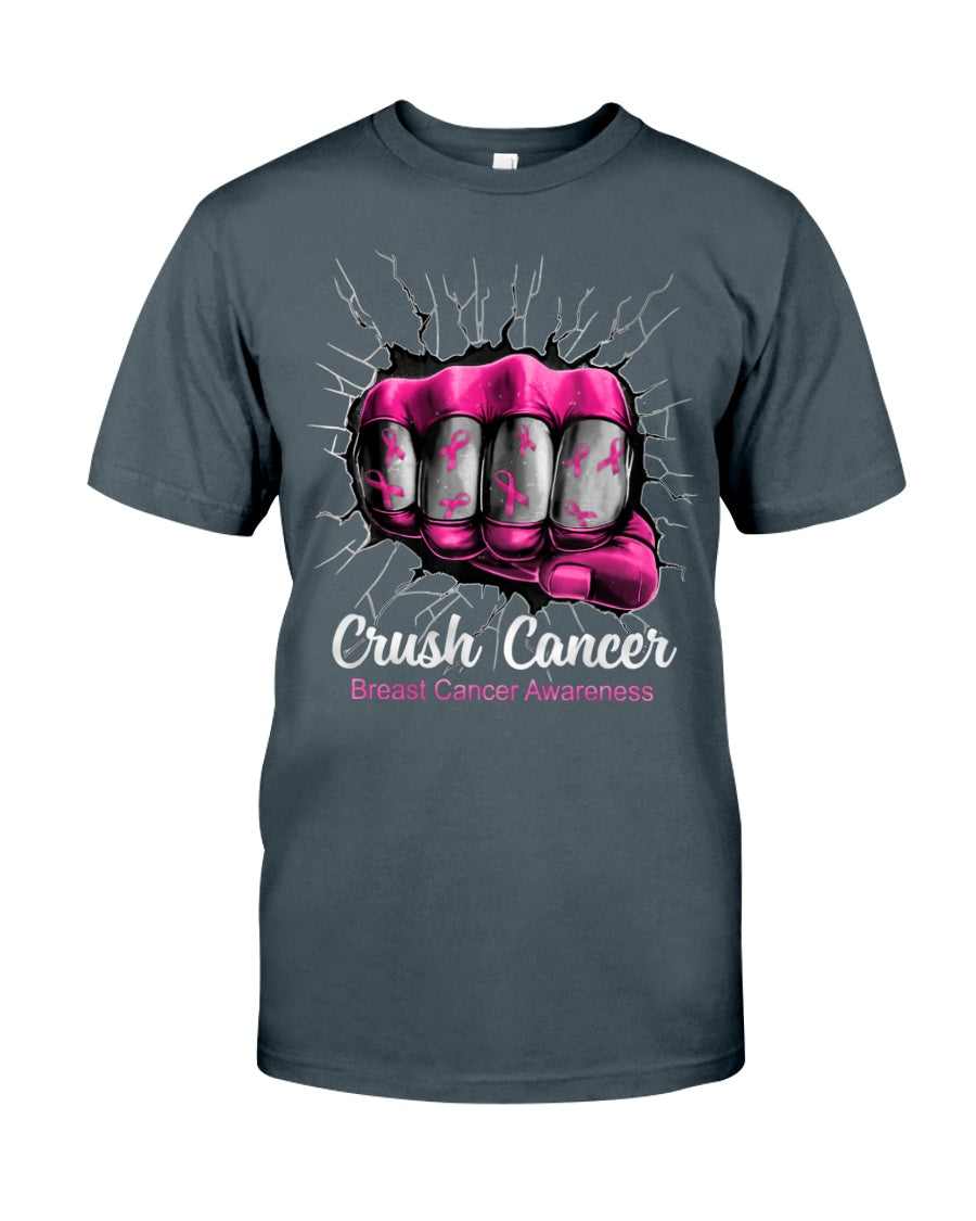 Crush Cancer – T-Shirt und Hoodie zur Sensibilisierung für Brustkrebs 0822