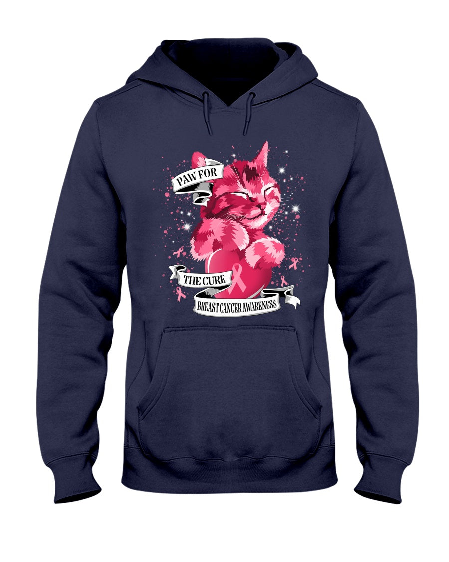 Paw For The Cure – T-Shirt und Hoodie zur Sensibilisierung für Brustkrebs 0822