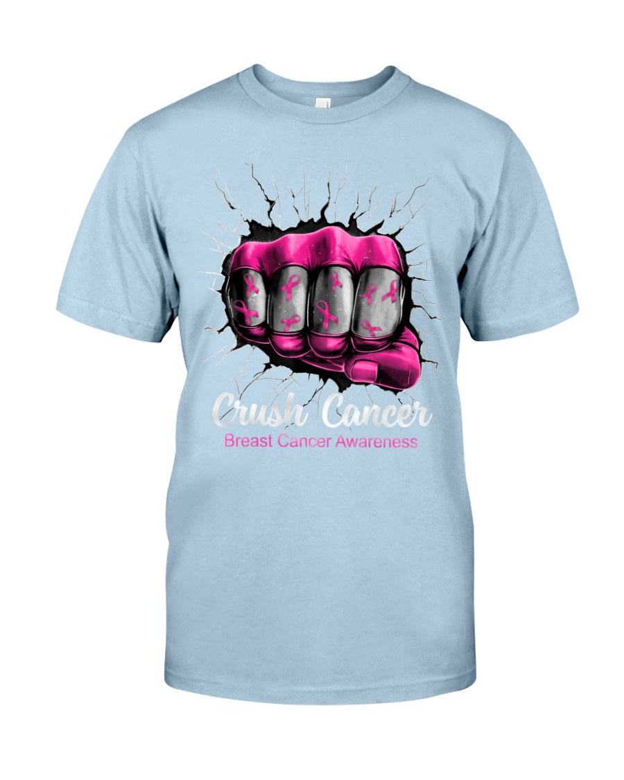 Crush Cancer – T-Shirt und Hoodie zur Sensibilisierung für Brustkrebs 0822