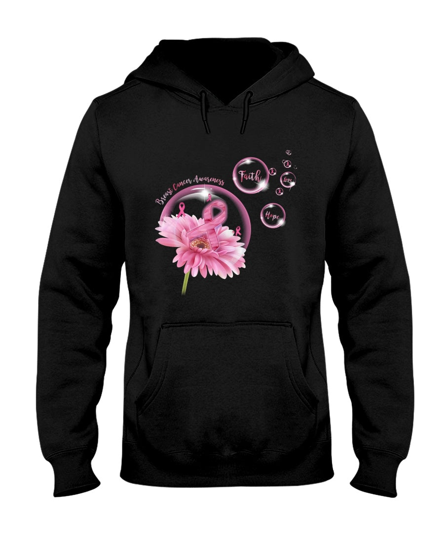 Faith Hope Love - Breast Cancer Awareness T-shirt and Hoodie 0822
