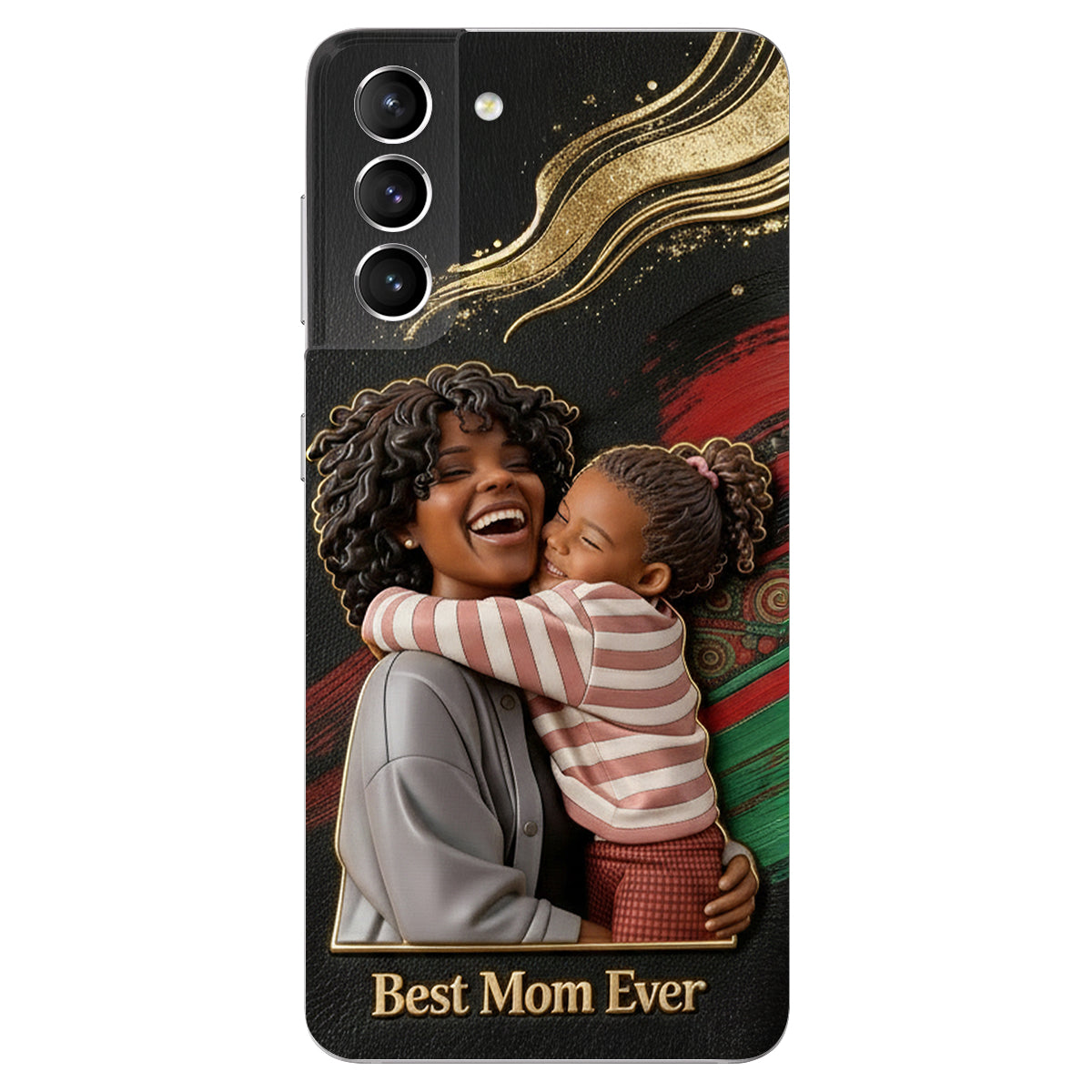 Black Pride, Black History Month - Personalized African American Leather Phone Case