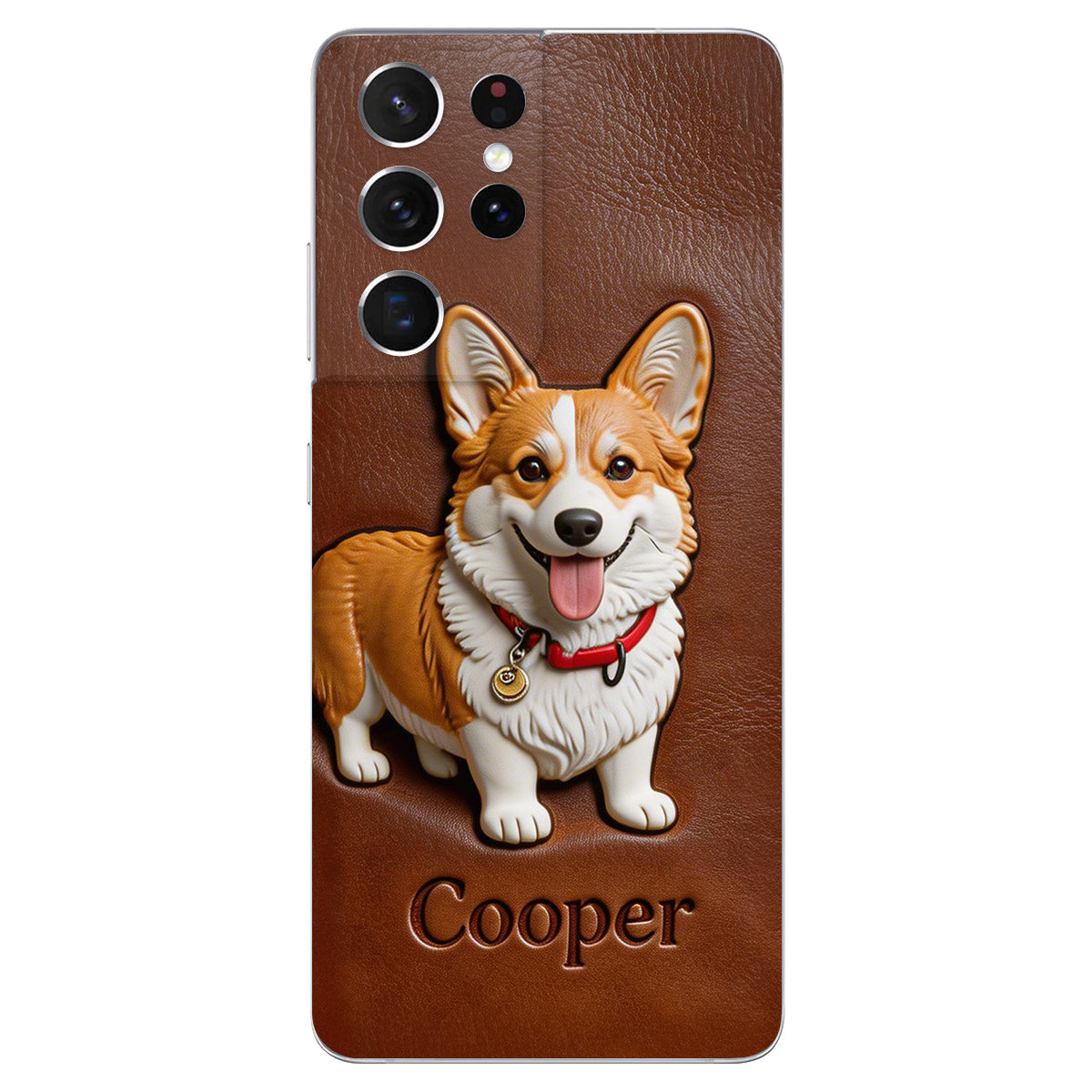 Custom Any Photo - Personalized Dog Leather Phone Case