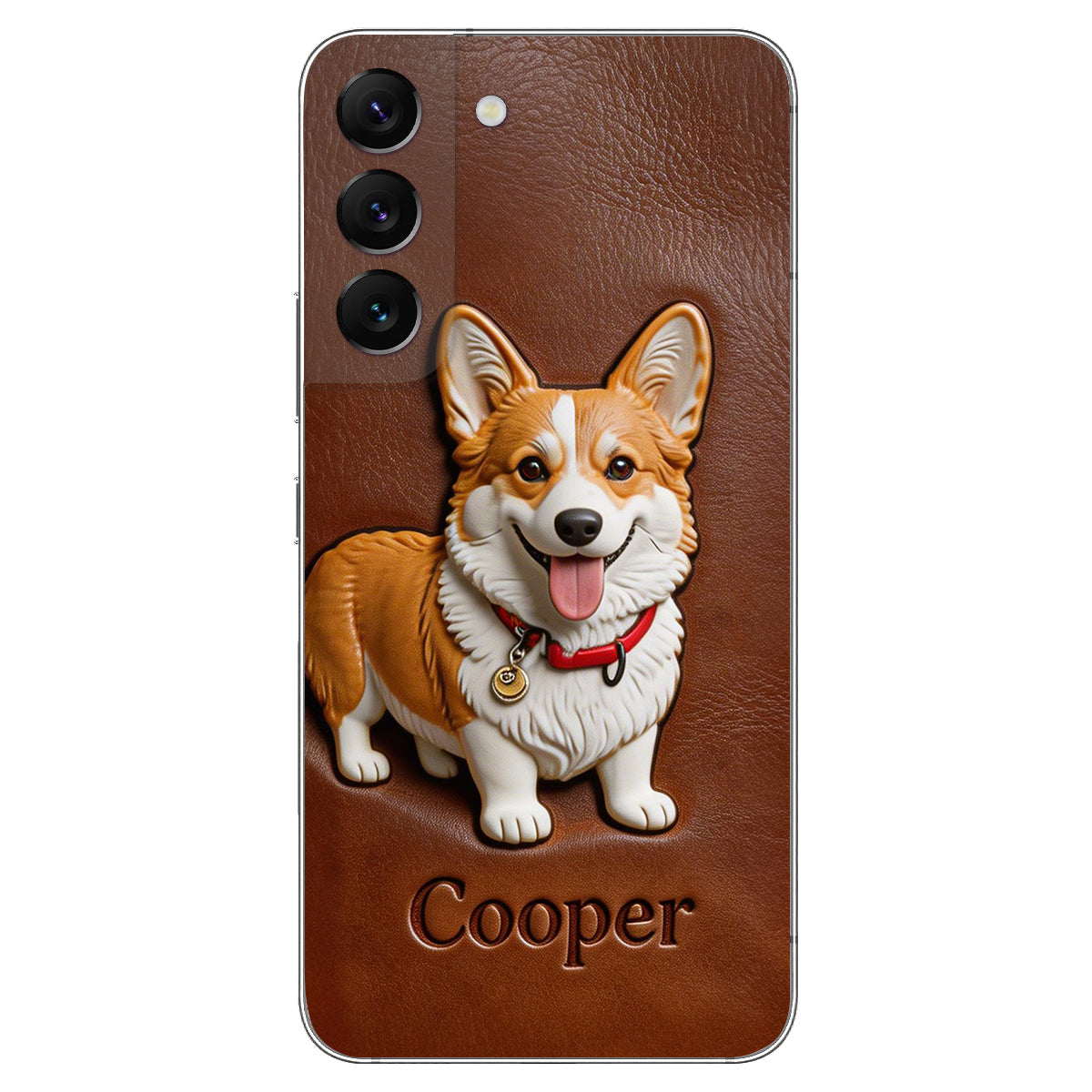 Custom Any Photo - Personalized Dog Leather Phone Case