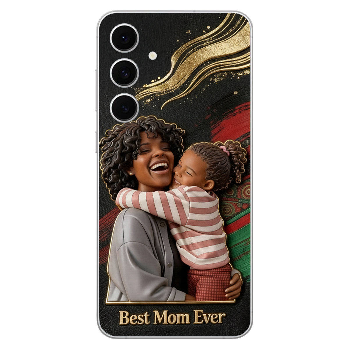 Black Pride, Black History Month - Personalized African American Leather Phone Case