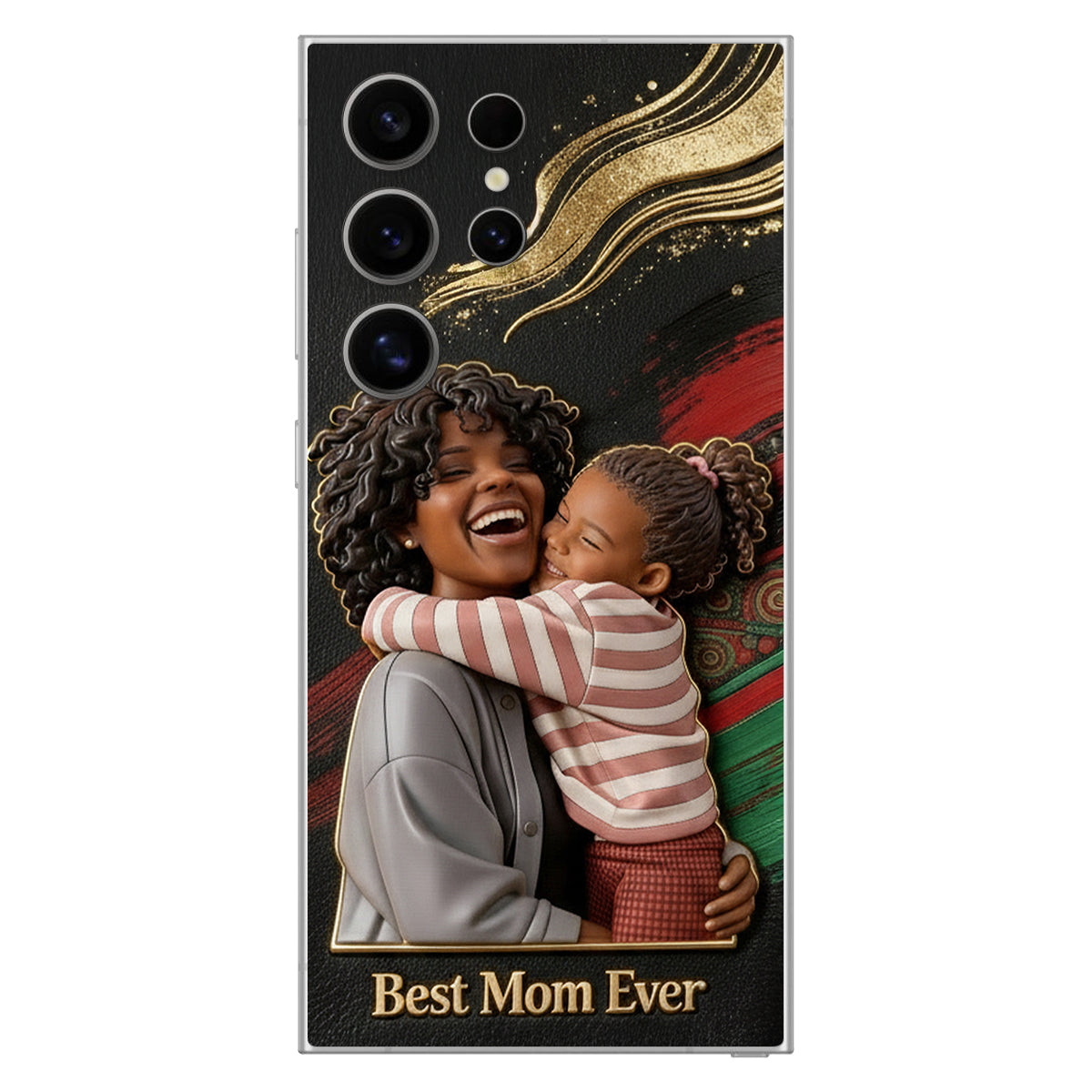 Black Pride, Black History Month - Personalized African American Leather Phone Case