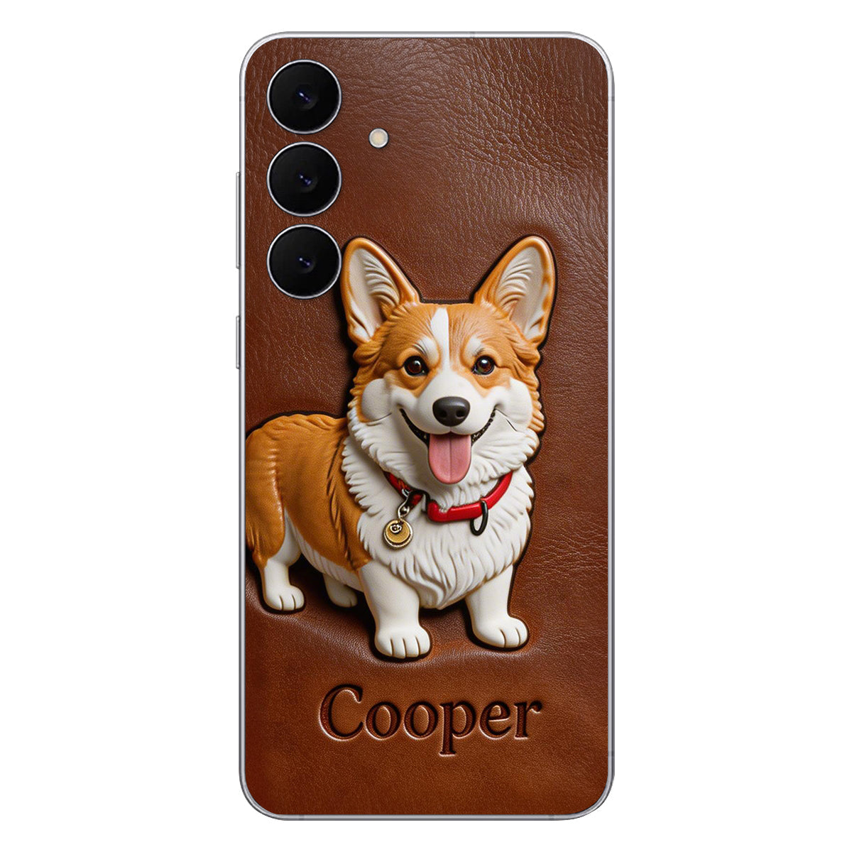 Custom Any Photo - Personalized Dog Leather Phone Case