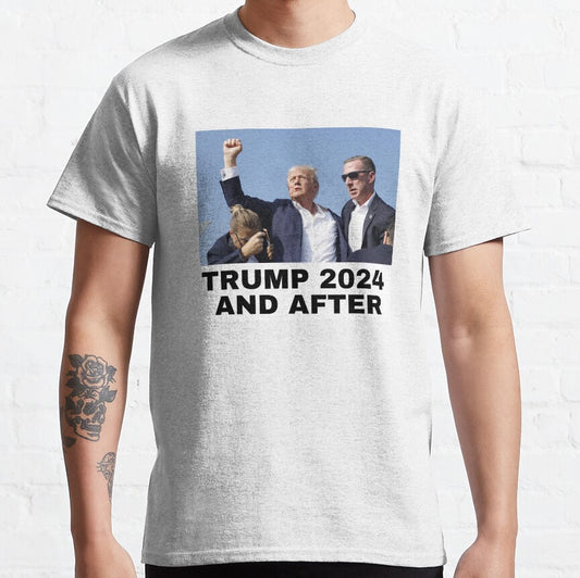 Kugelsicheres T-Shirt, „Niemals aufgeben“-Shirt, „Kämpfe für Amerika“-T-Shirt, Retro-Rallye-Shirt, „Kämpfen, kämpfen, kämpfen“-Shirt (T-Shirt & Hoodie)