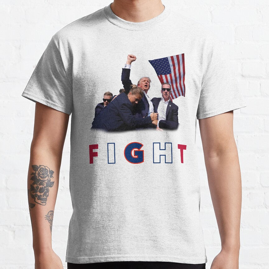 Ich werde niemals aufhören, für Amerika zu kämpfen – T-Shirt
 T-Shirt & Hoodie
