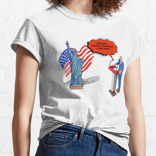 „Niemals aufgeben“-Shirt, „Kämpfe für Amerika“-T-Shirt, Retro-Rallye-Shirt & Hoodie