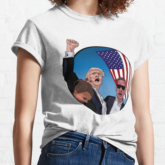 „Niemals aufgeben“-Shirt, „Kämpfe für Amerika“-T-Shirt, „Kundgebung 2024“-Shirt & Hoodie
