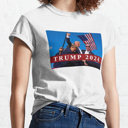 „You Missed“-Shirt, „Fight Fight Fight“-T-Shirt, „2024 Rally“-Shirt & Hoodie