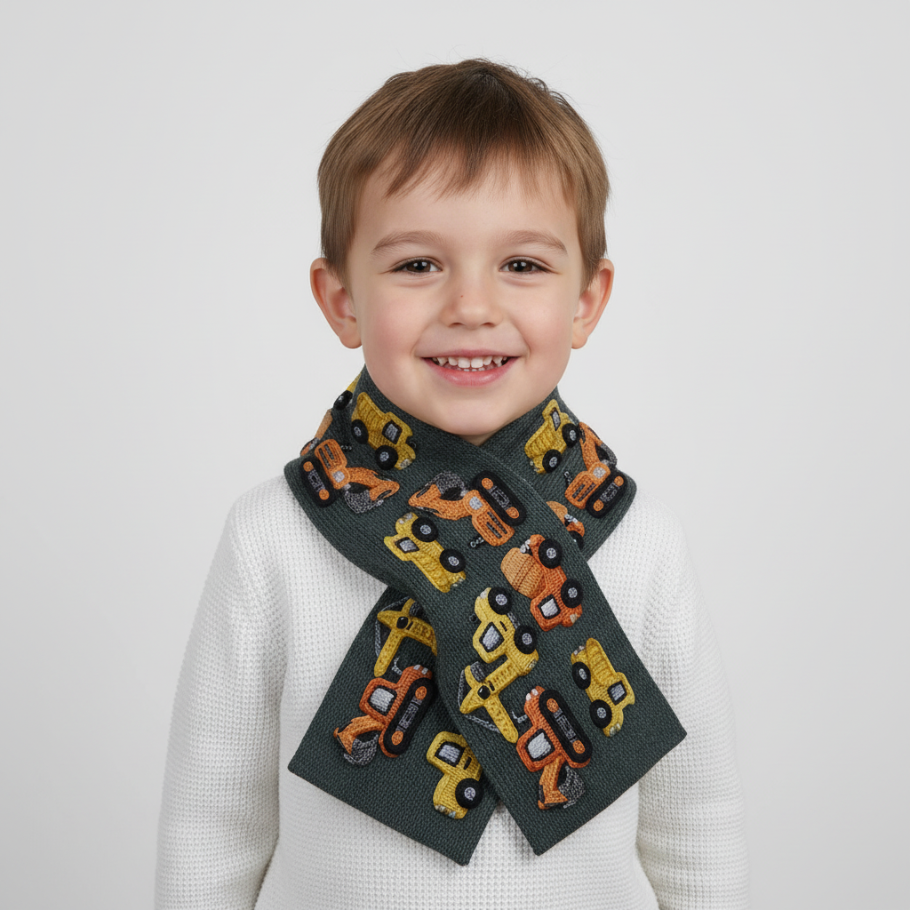 Construction Machines - Personalized Kid Beanie Hat