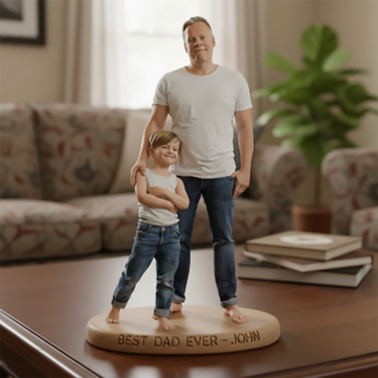 Personalisierte Foto-Plakette - Das beste Geschenk für Papa und Opa